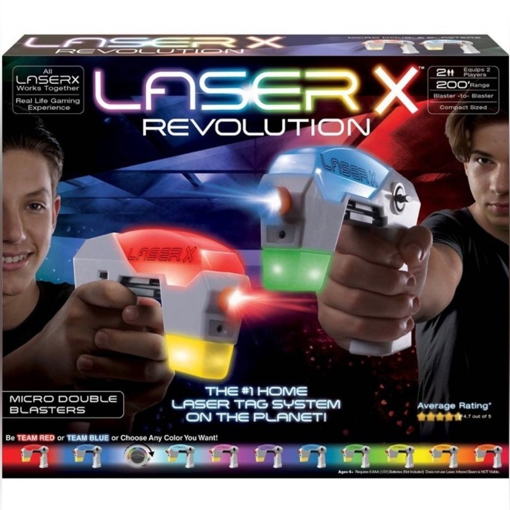 Laser X Revolution Laser Tag Game 2 Player Kids Boys Girls Birthday Gift Easter
